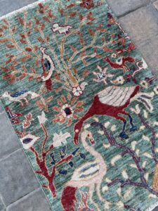 Peacock Garden Scene