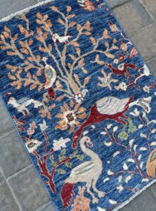 Peacock Garden Scene