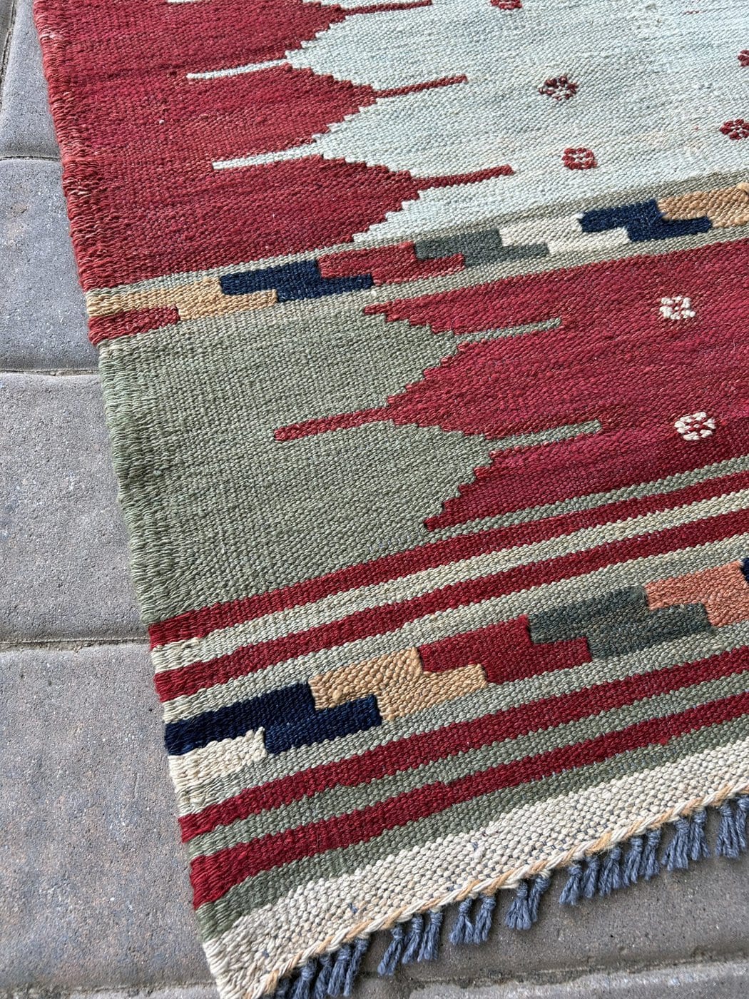 Wool & Madder Kelim Runner image 5
