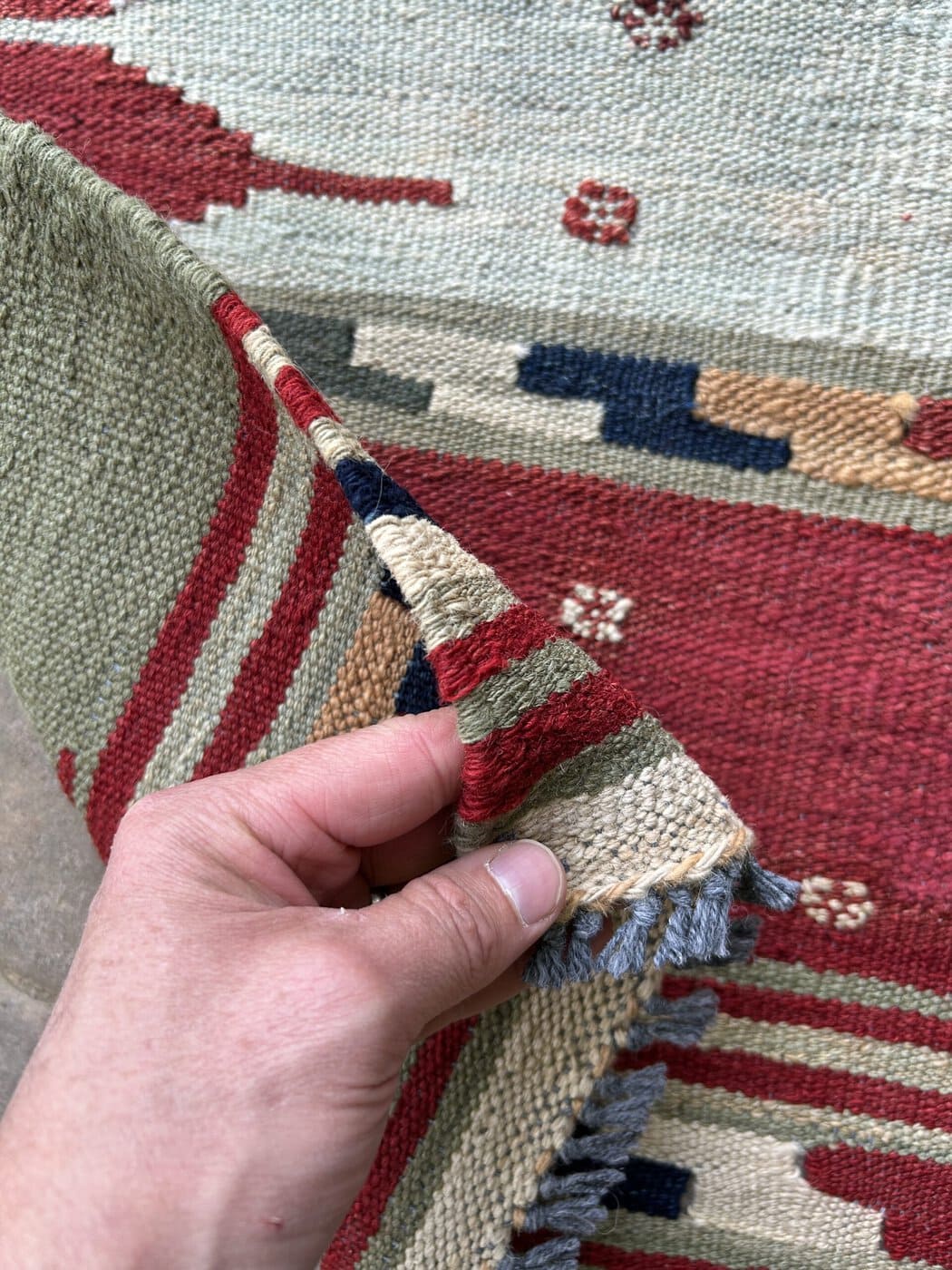 Wool & Madder Kelim Runner image 6