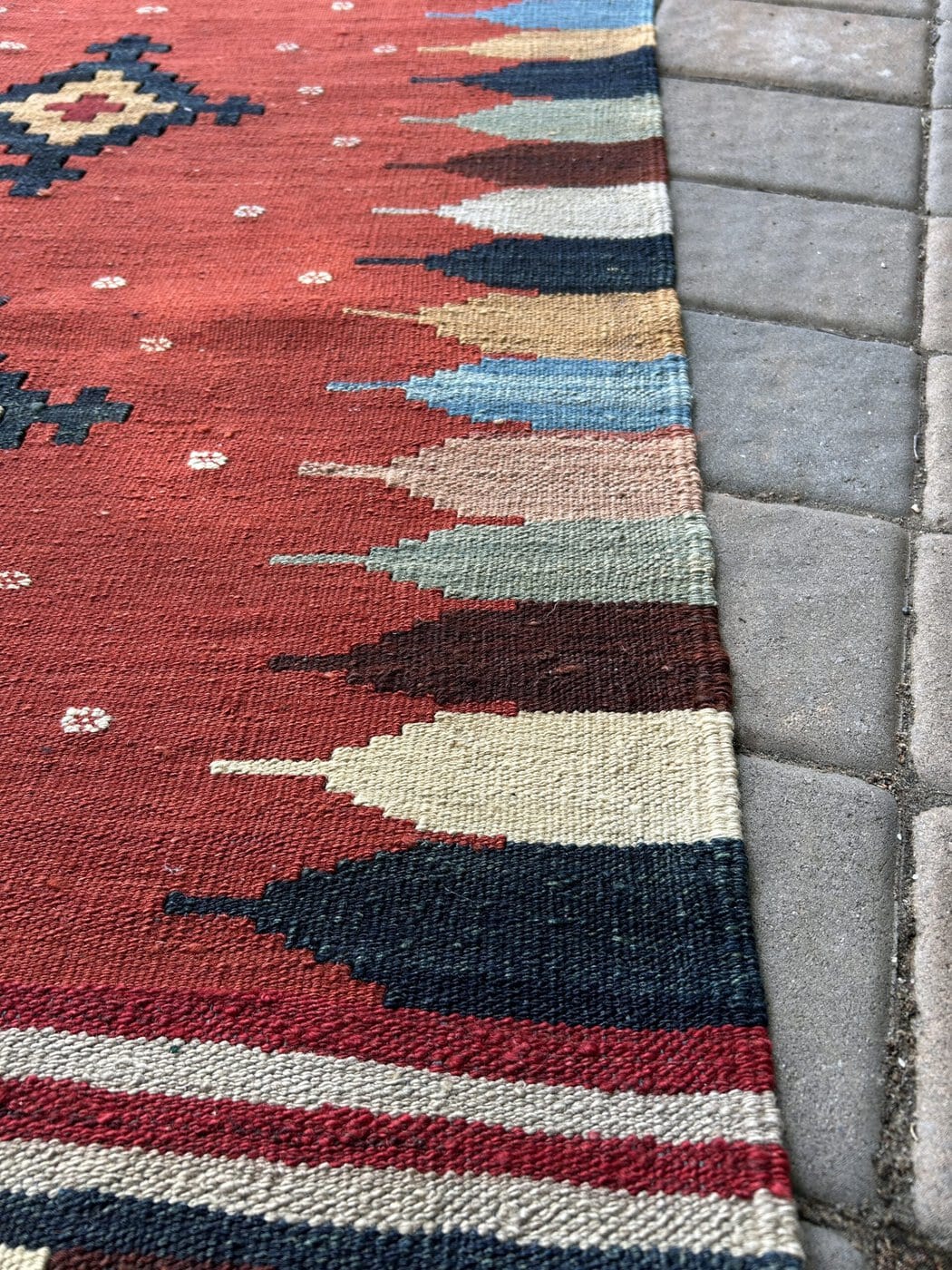 Wool & Madder Kelim Runner image 3