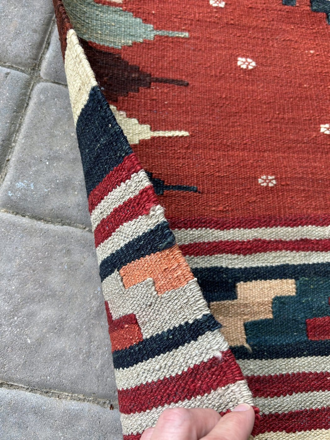 Wool & Madder Kelim Runner image 4