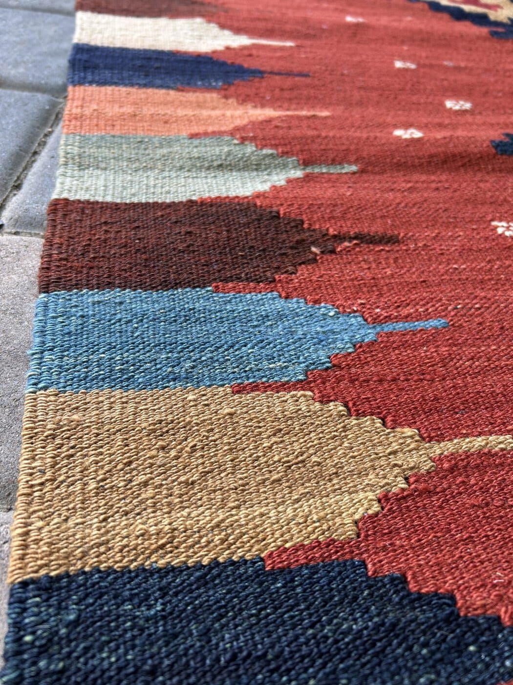 Wool & Madder Kelim Runner image 6