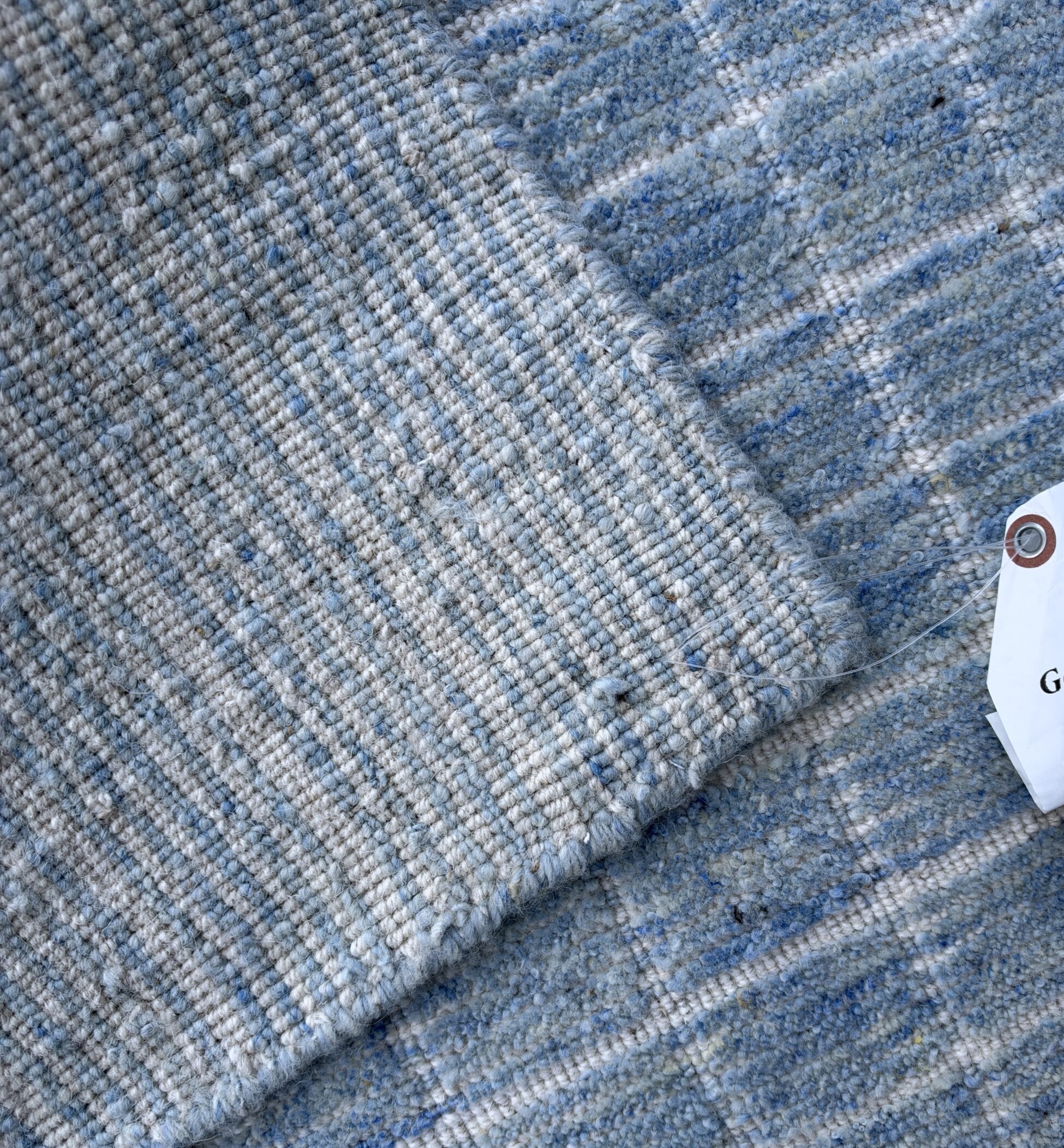 Carolina Blue Grid Rug image 5